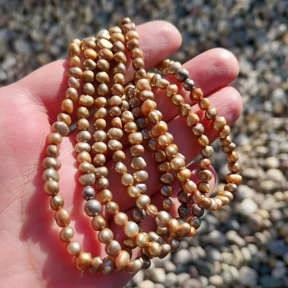 Freshwater Pearl Multi-Strand Bracelet - Picture 5 of 13